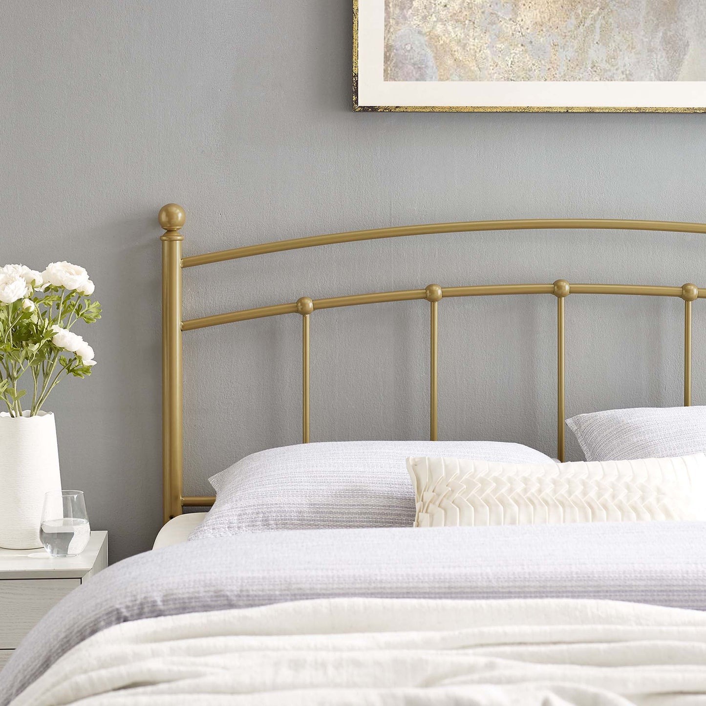 Abigail Metal Twin Headboard