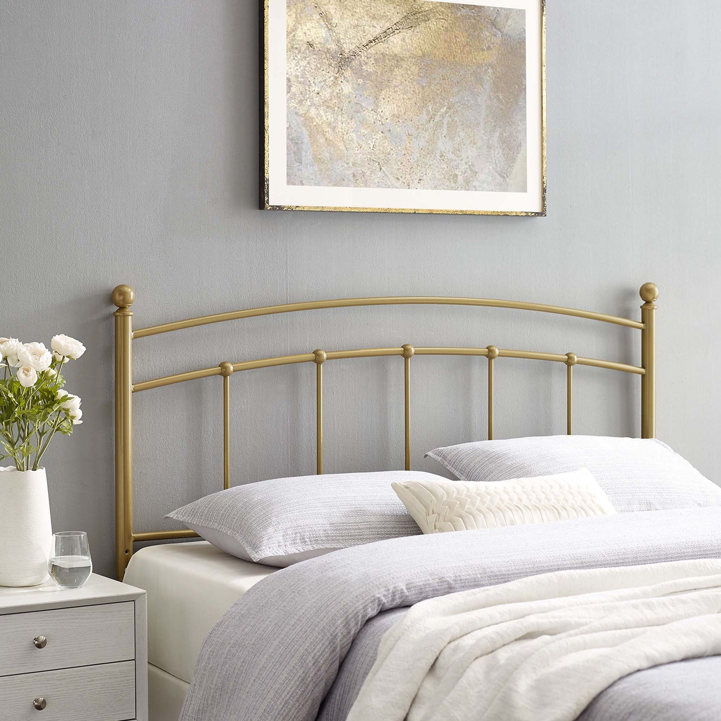 Abigail Metal Twin Headboard