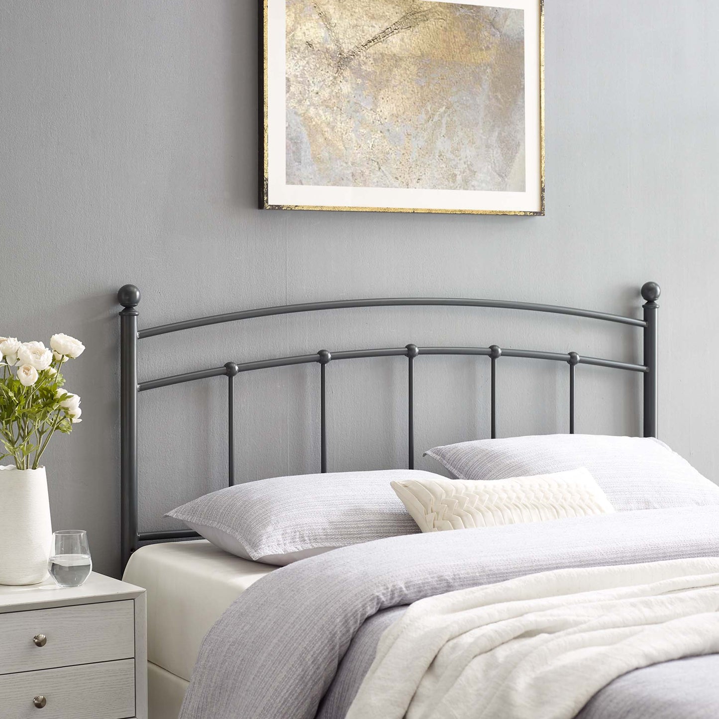 Abigail Metal Twin Headboard