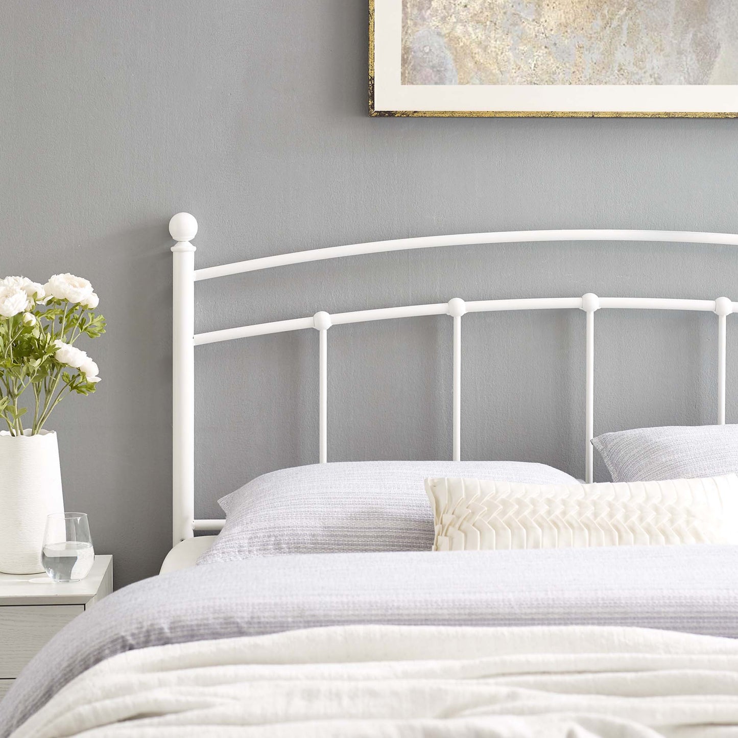 Abigail Metal Twin Headboard