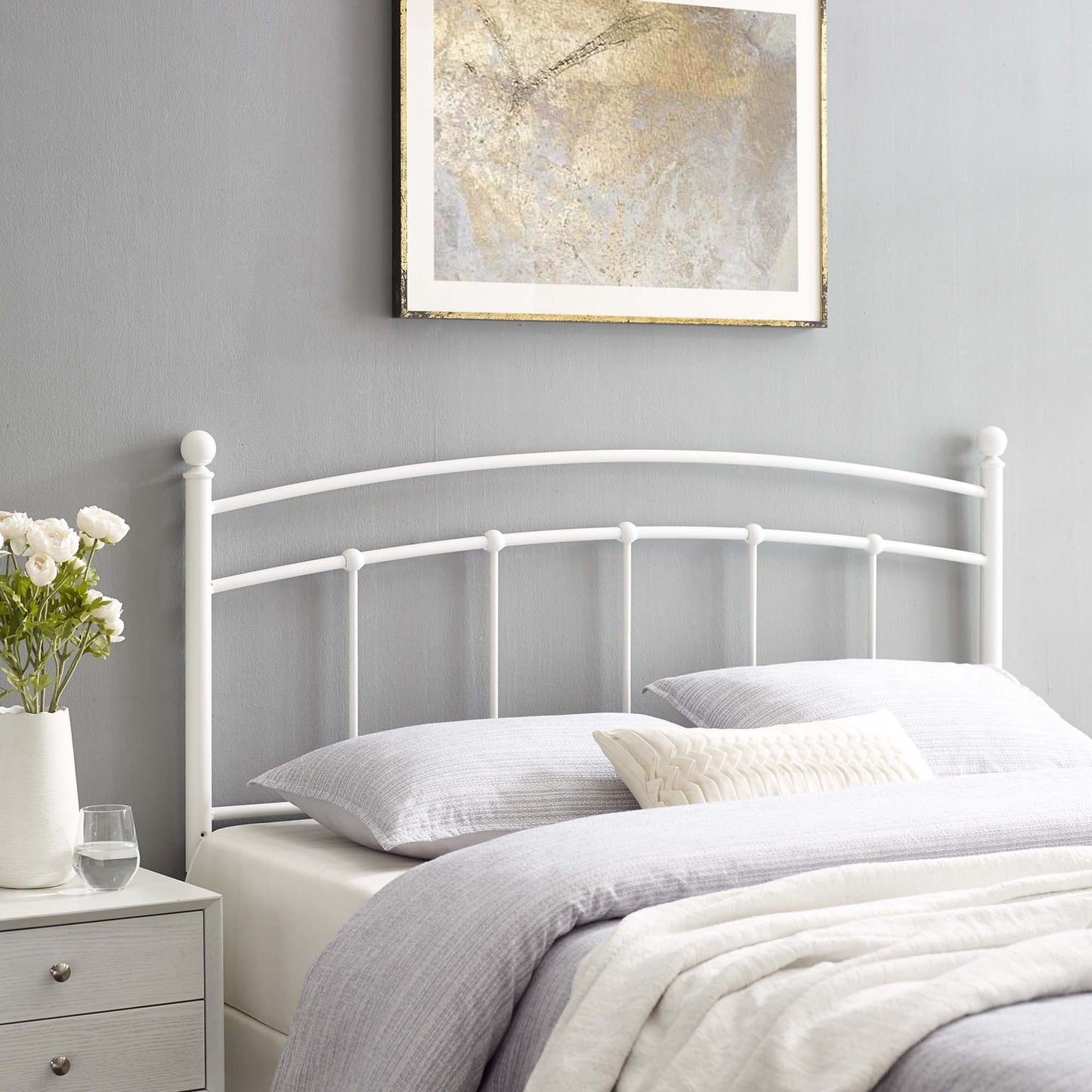 Abigail Metal Twin Headboard