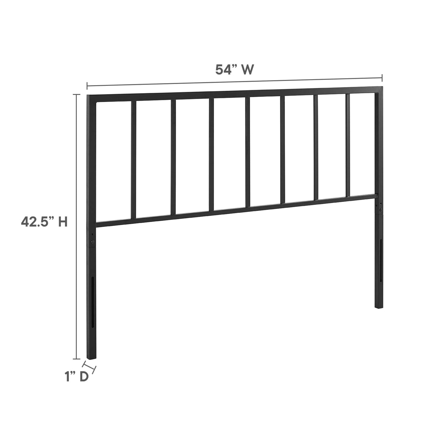 Tatum Metal Full Headboard