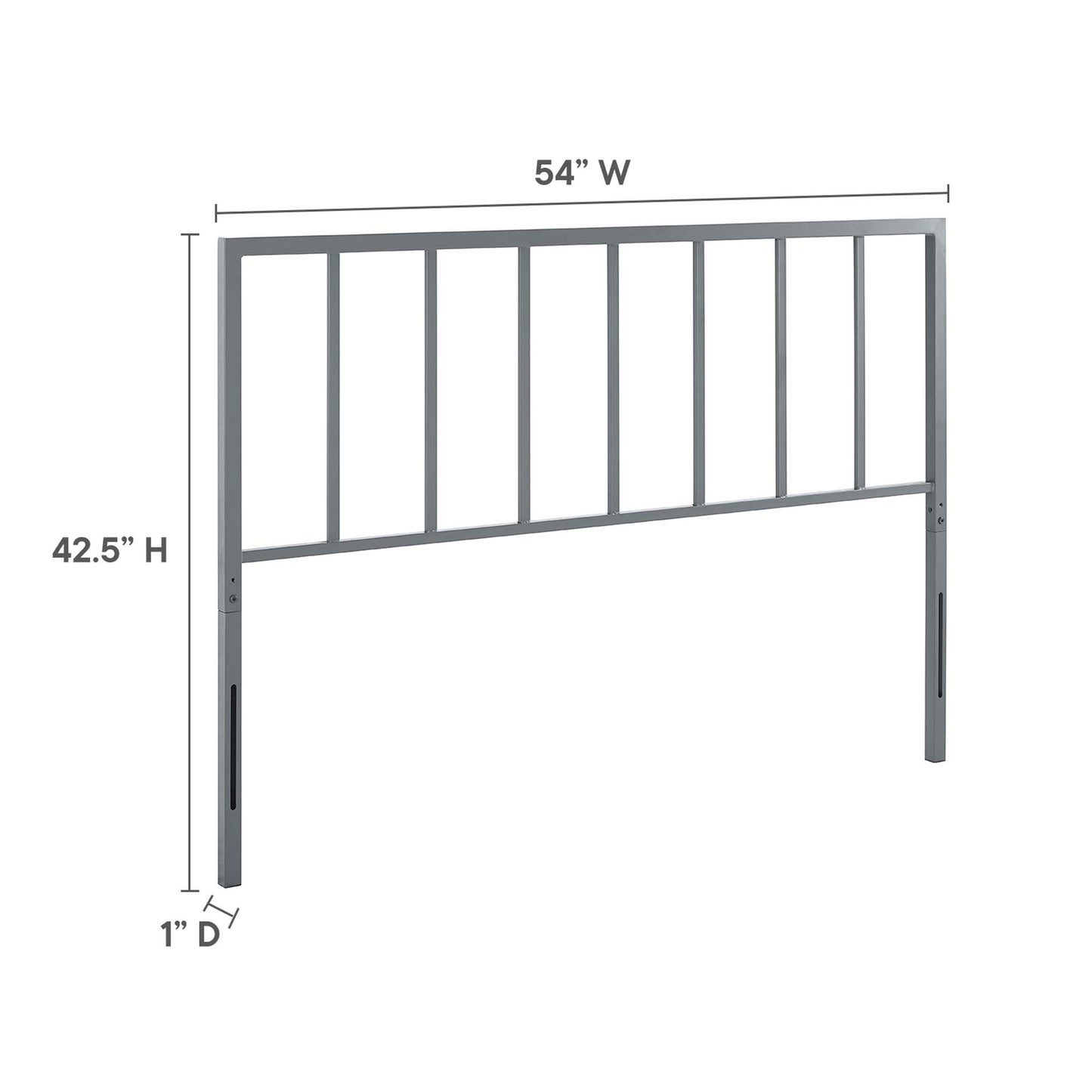 Tatum Metal Full Headboard