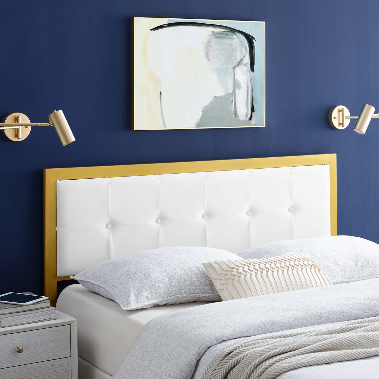 Teagan Tufted Performance Velvet Twin Headboard