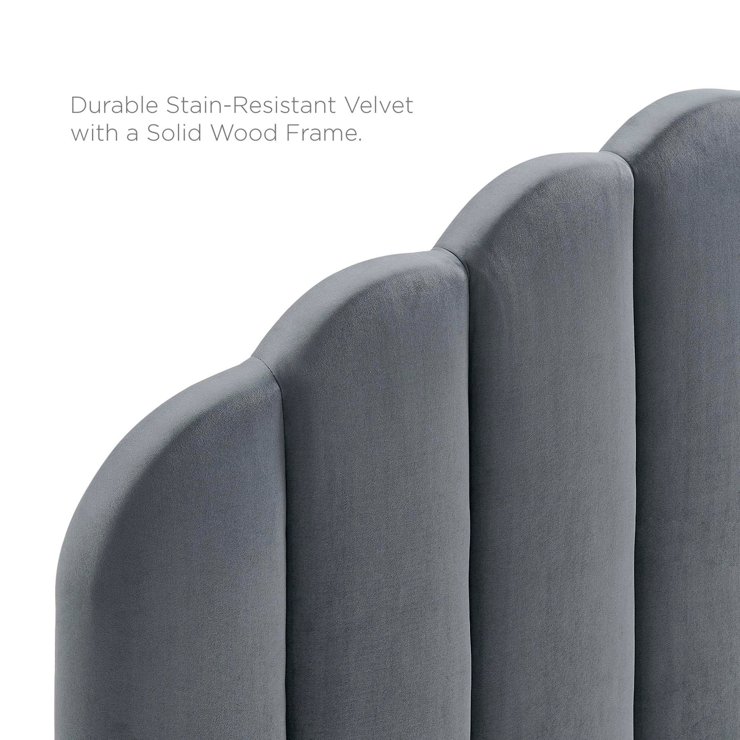 Veronique Performance Velvet Twin Headboard