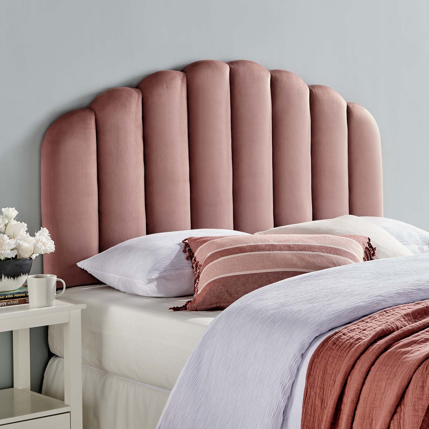 Veronique Performance Velvet Full/Queen Headboard