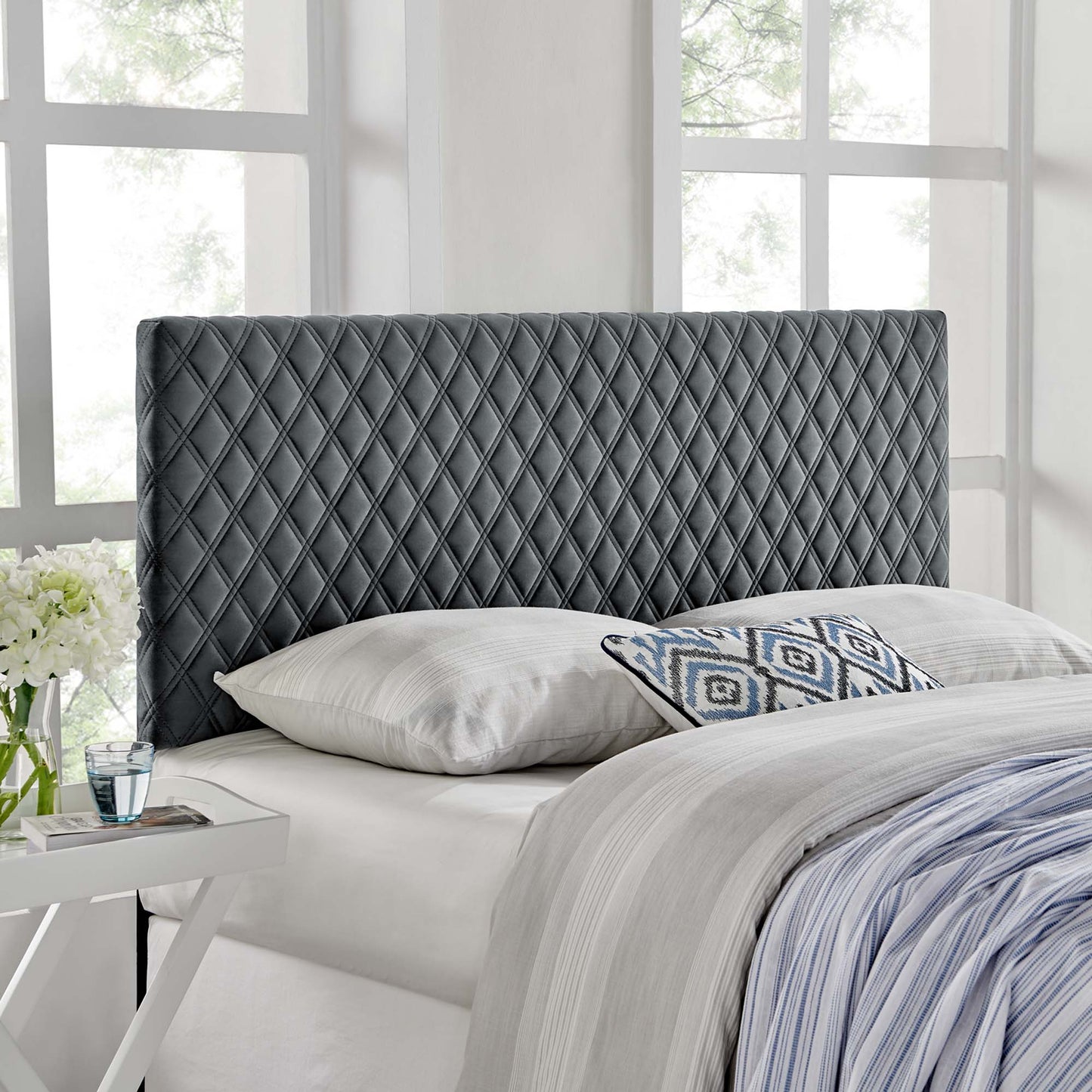 Angela Performance Velvet Full/Queen Headboard