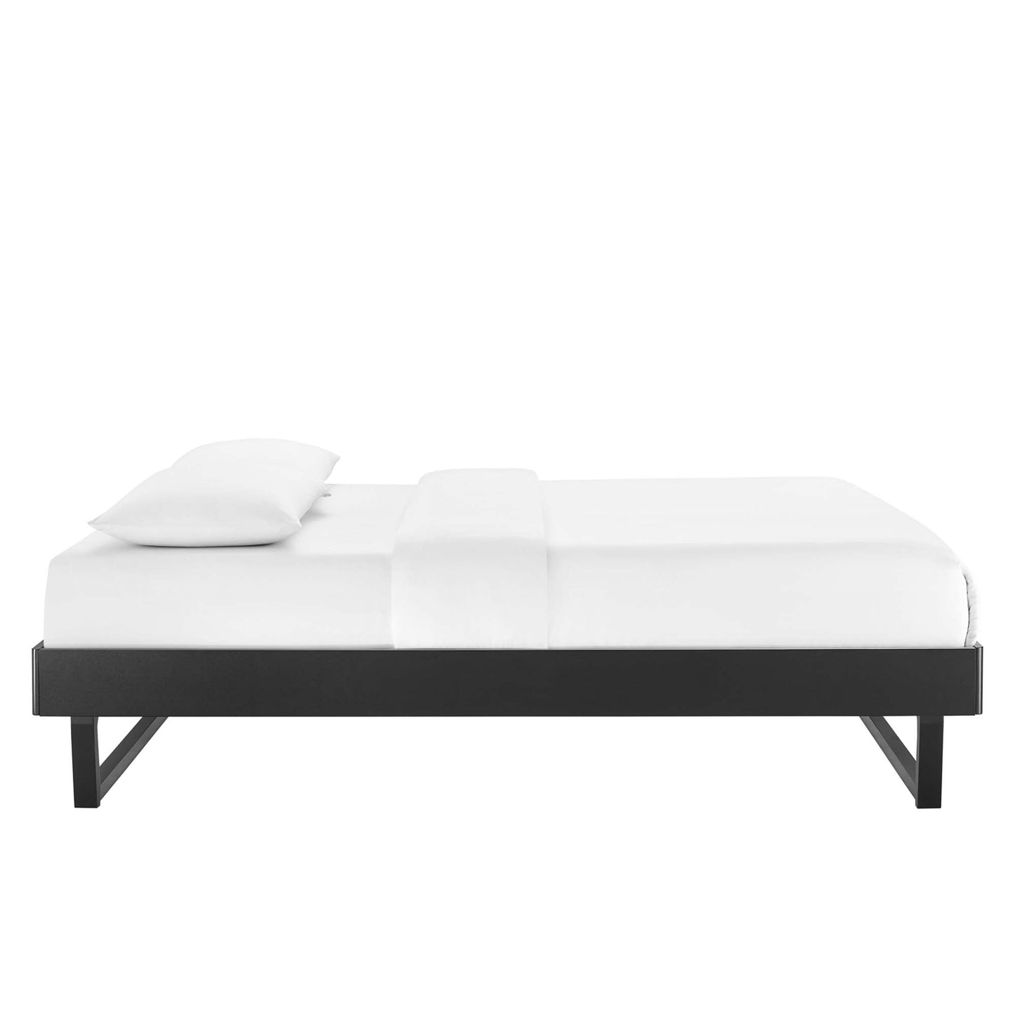 Billie Wood Full Platform Bed Frame