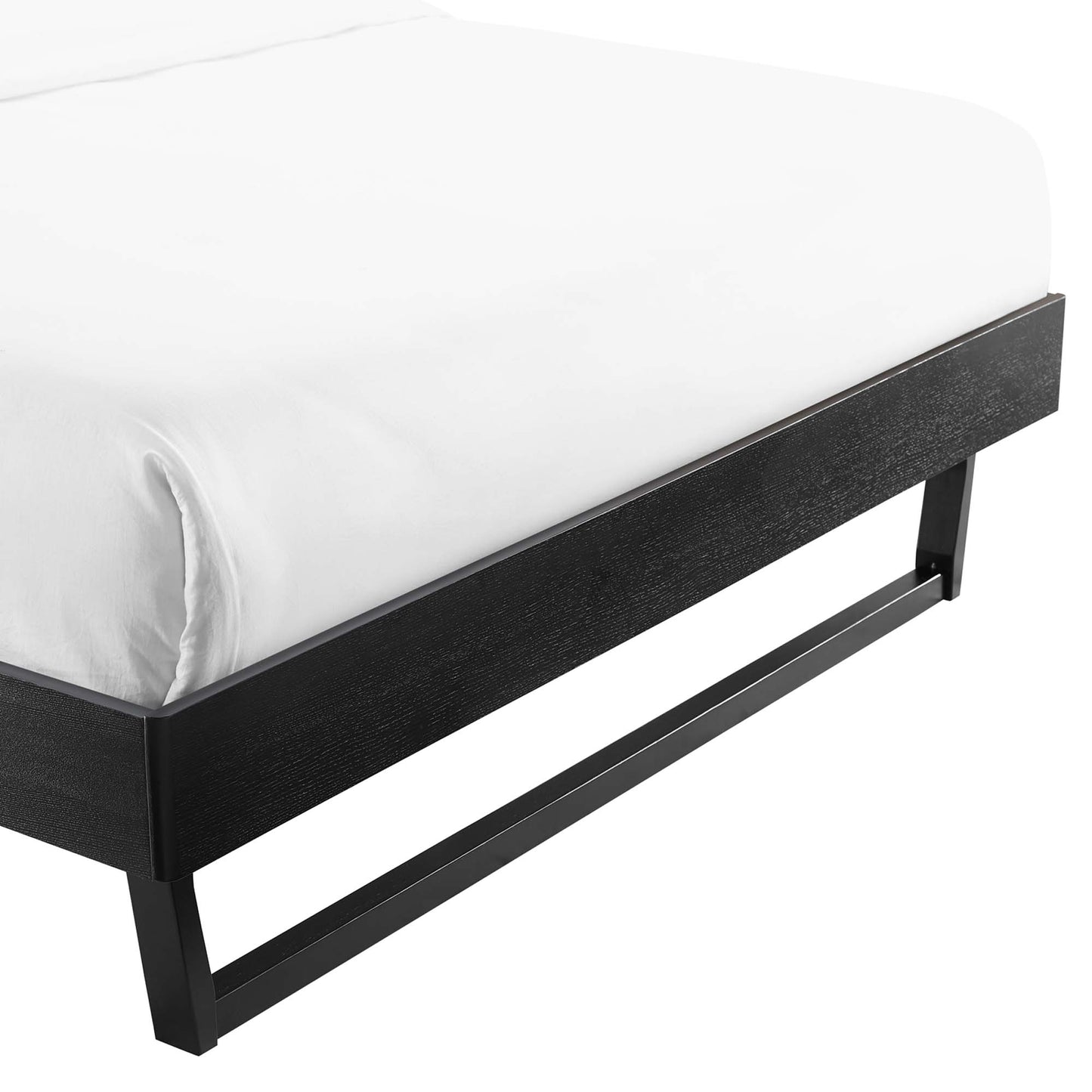 Billie Wood Full Platform Bed Frame