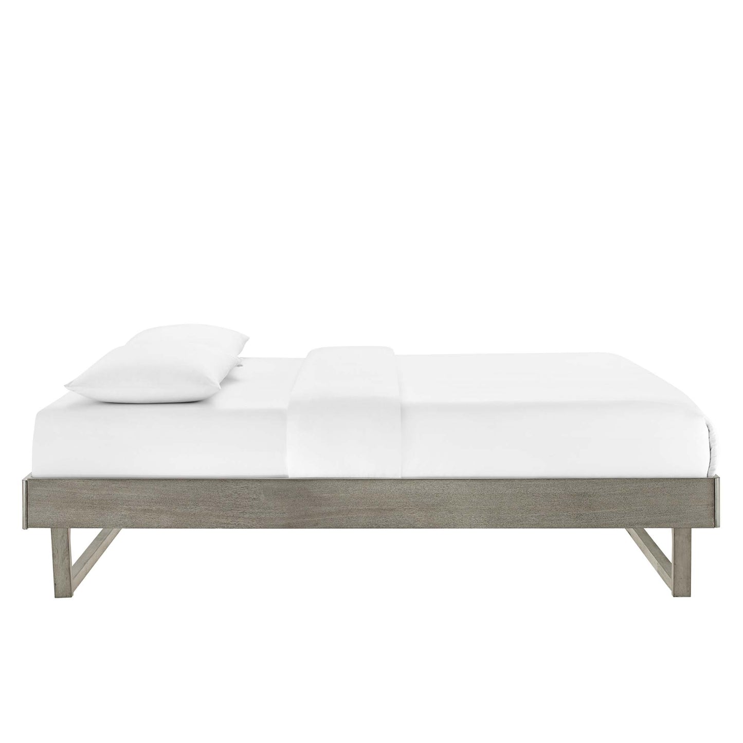 Billie Wood Full Platform Bed Frame