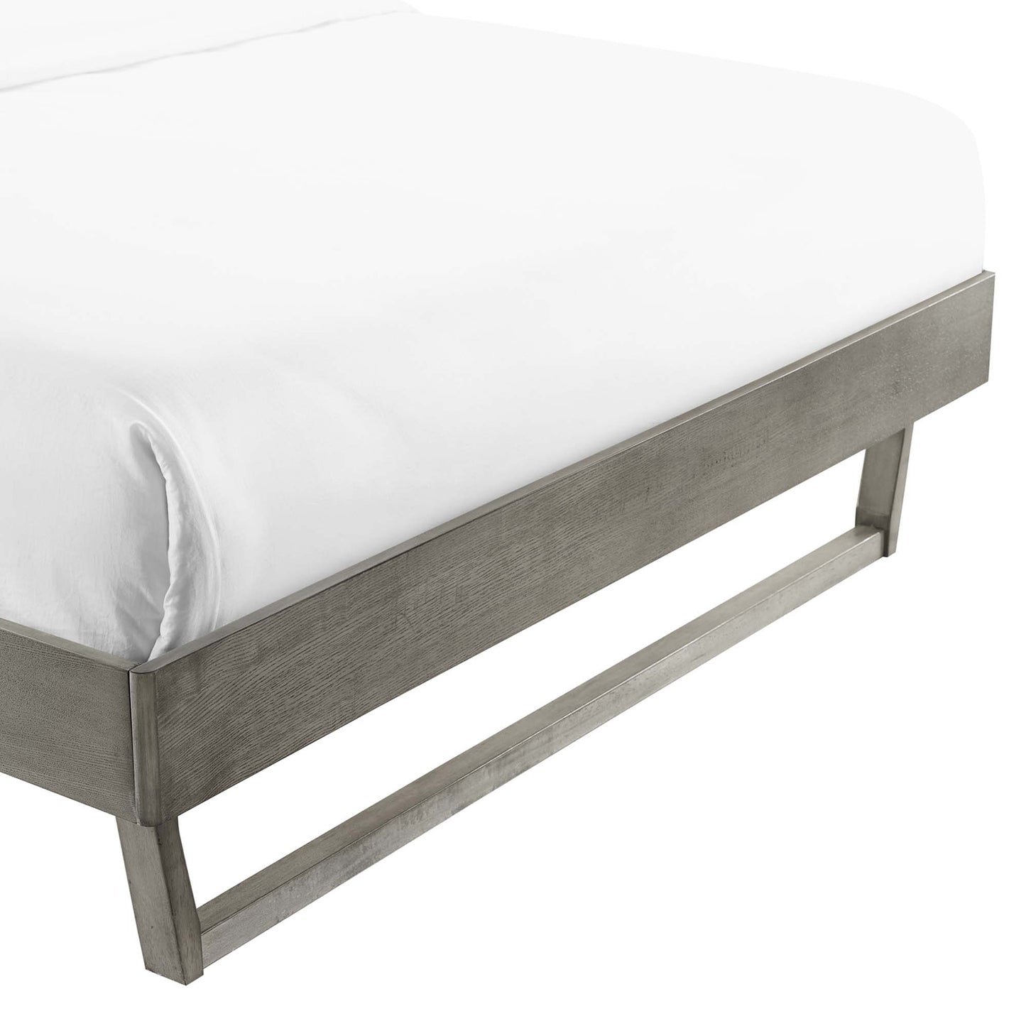 Billie Wood Full Platform Bed Frame