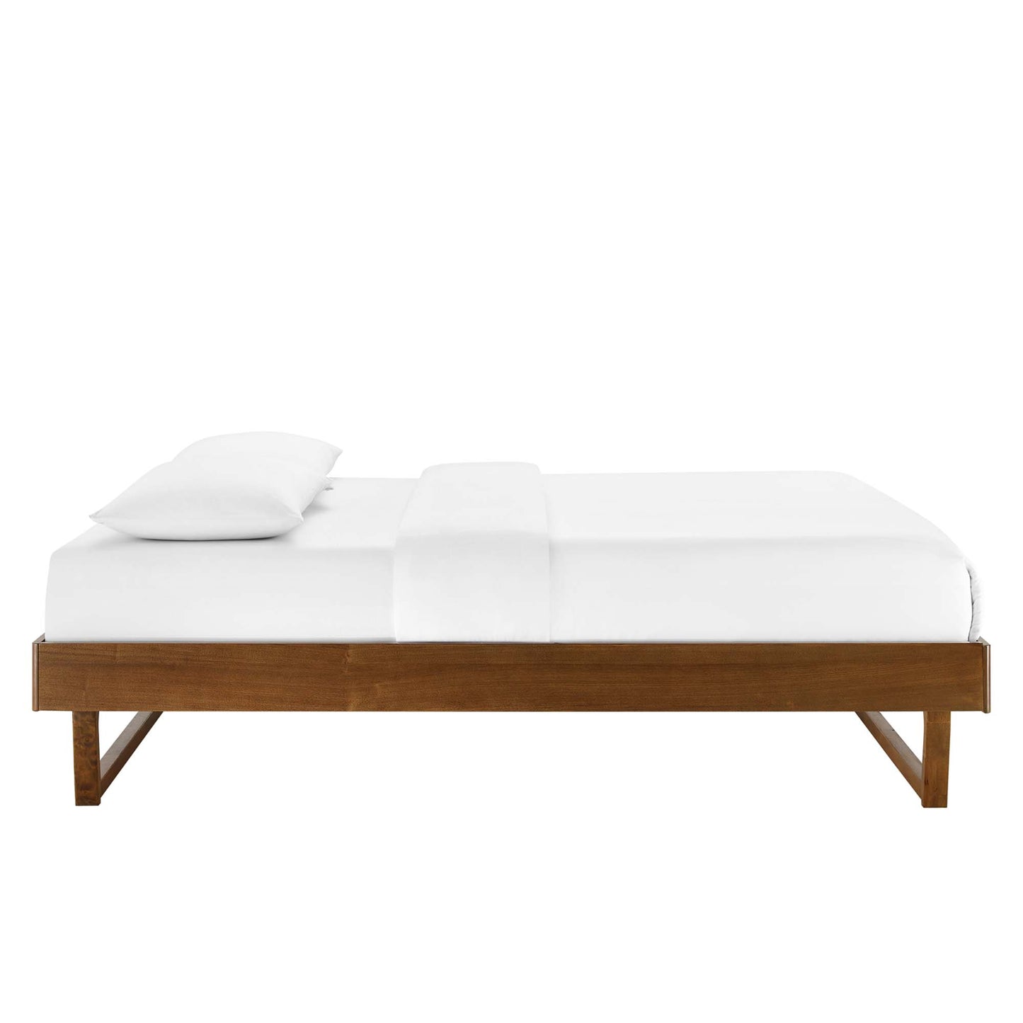 Billie Wood Full Platform Bed Frame