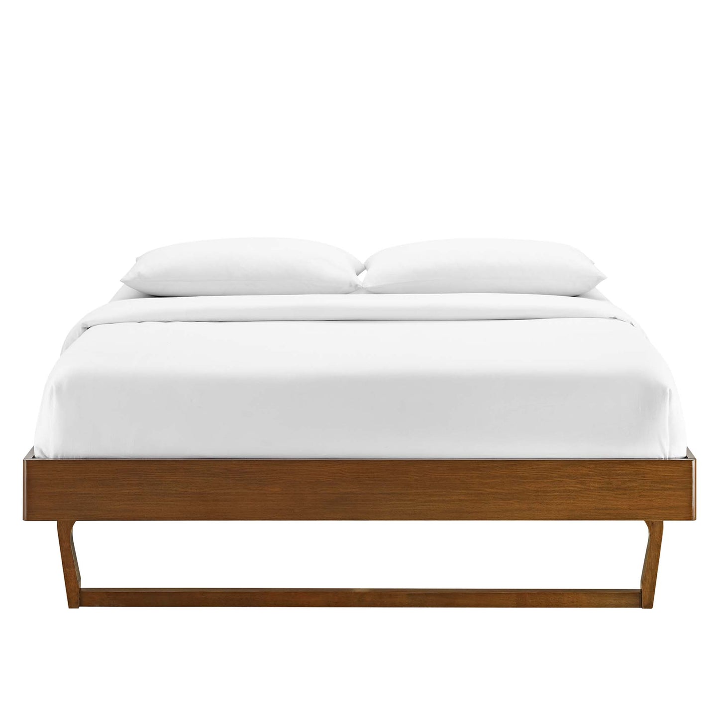 Billie Wood Full Platform Bed Frame