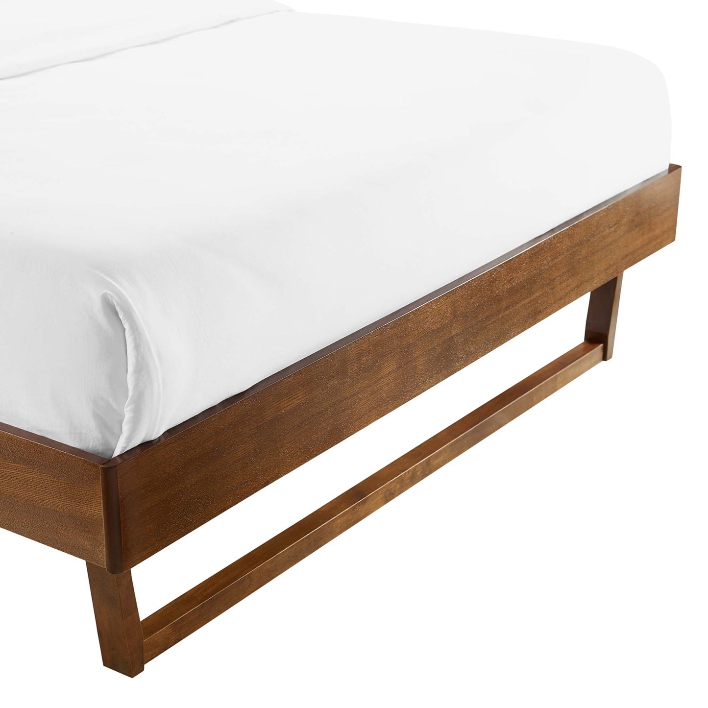 Billie Wood Full Platform Bed Frame