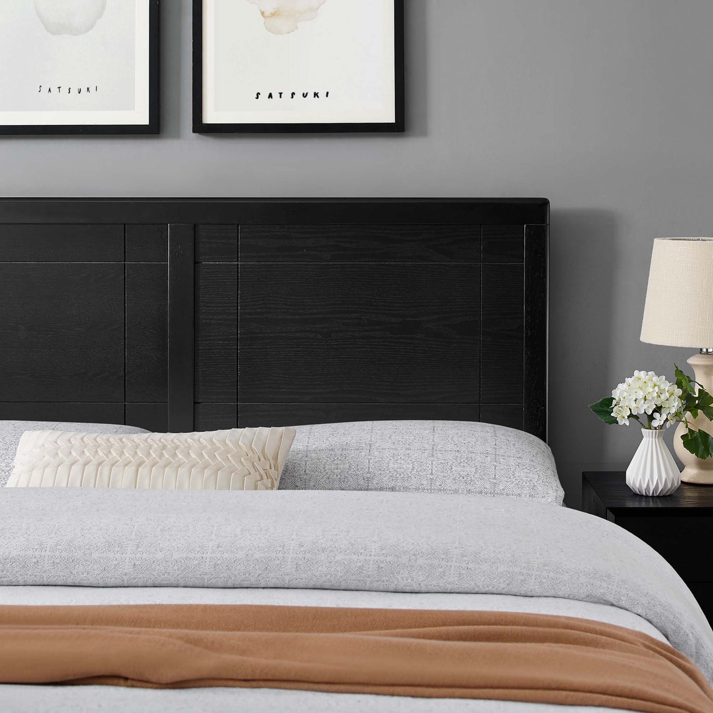 Archie Wood Full Headboard