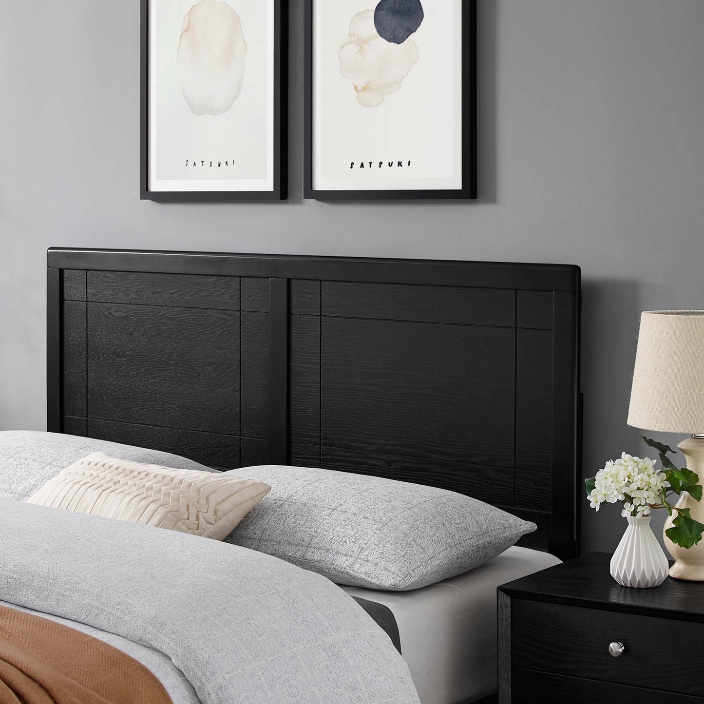 Archie Wood Full Headboard