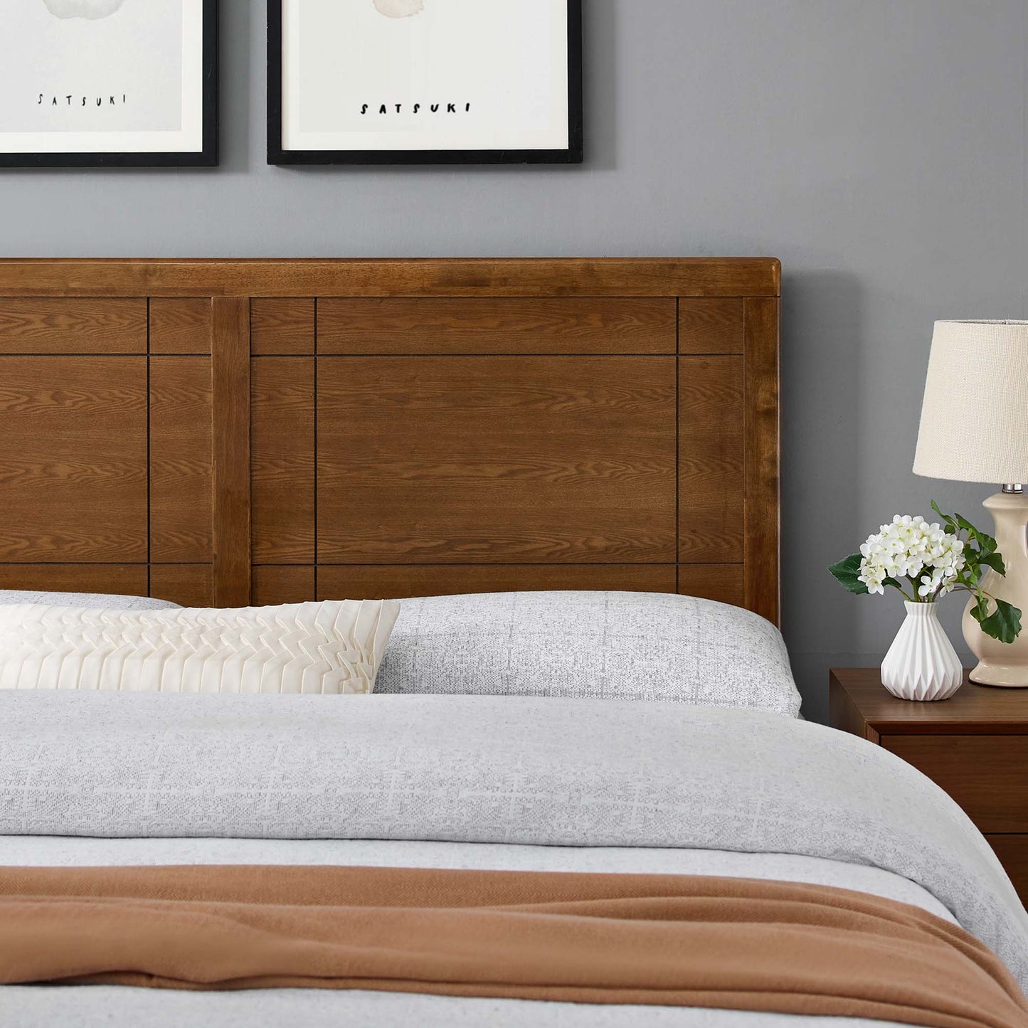 Archie Wood Full Headboard