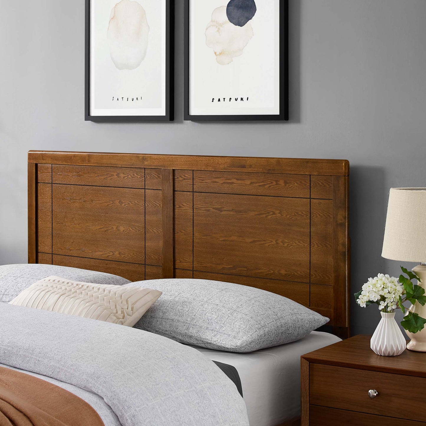 Archie Wood Full Headboard