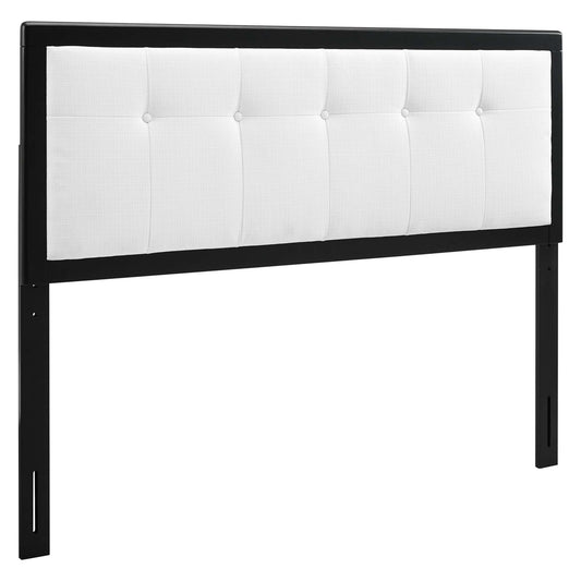 Draper Tufted Fabric and Wood Twin Headboard