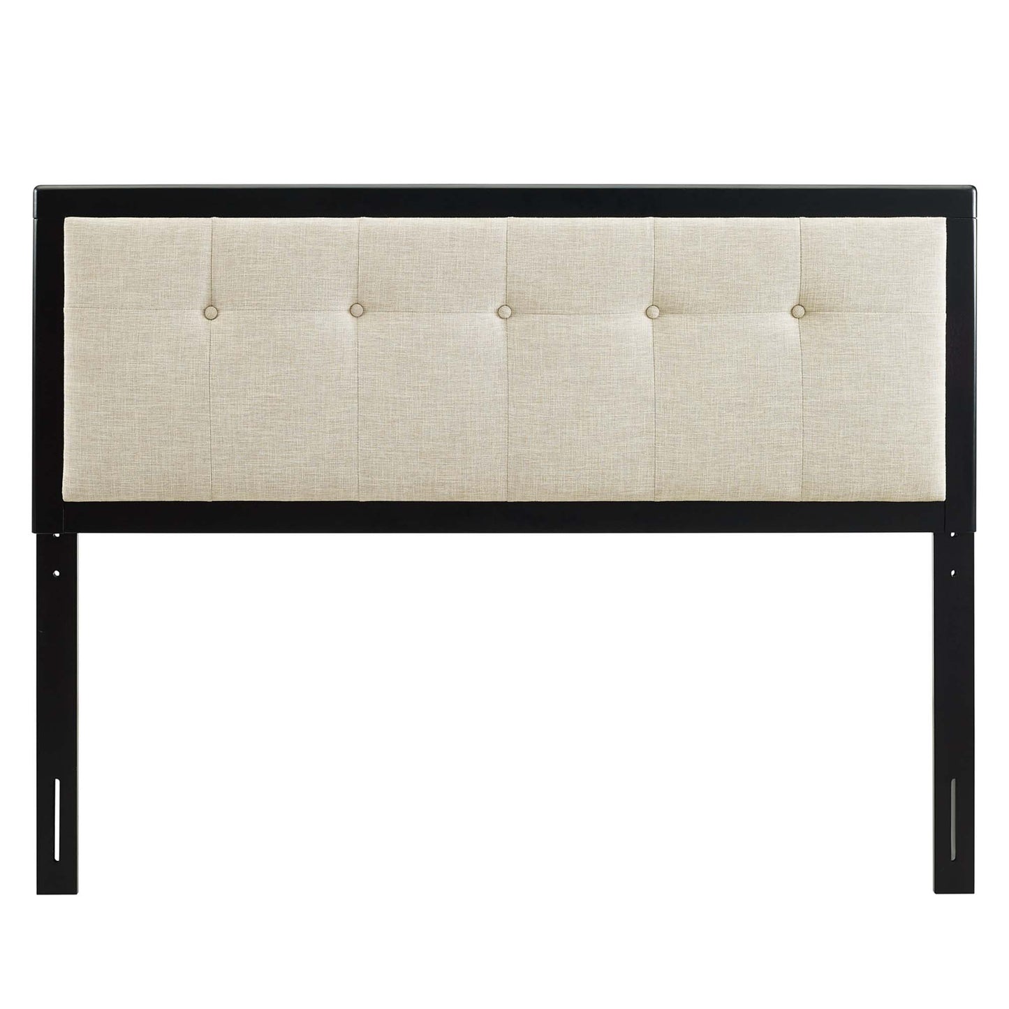 Draper Tufted Fabric and Wood Queen Headboard