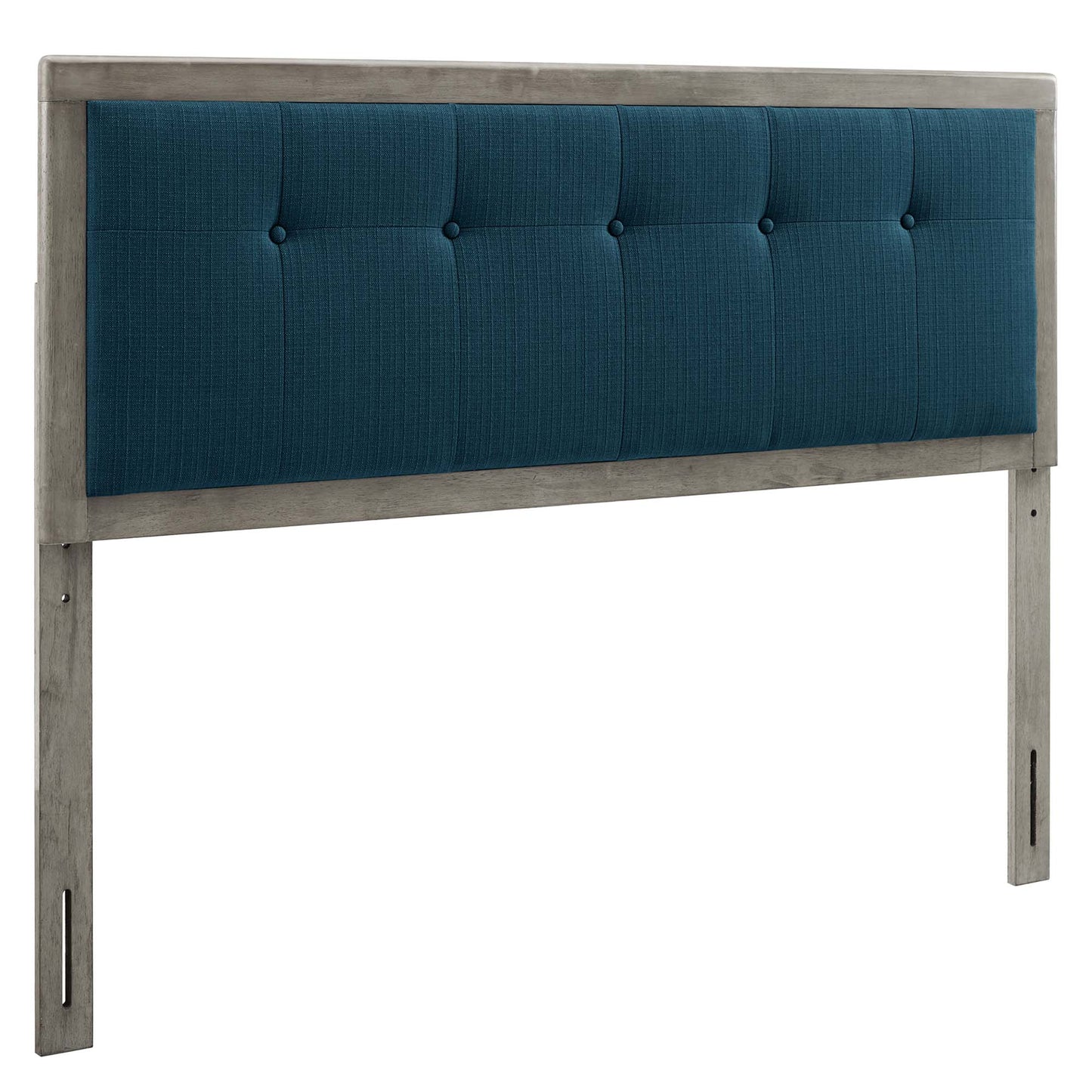 Draper Tufted Fabric and Wood Queen Headboard