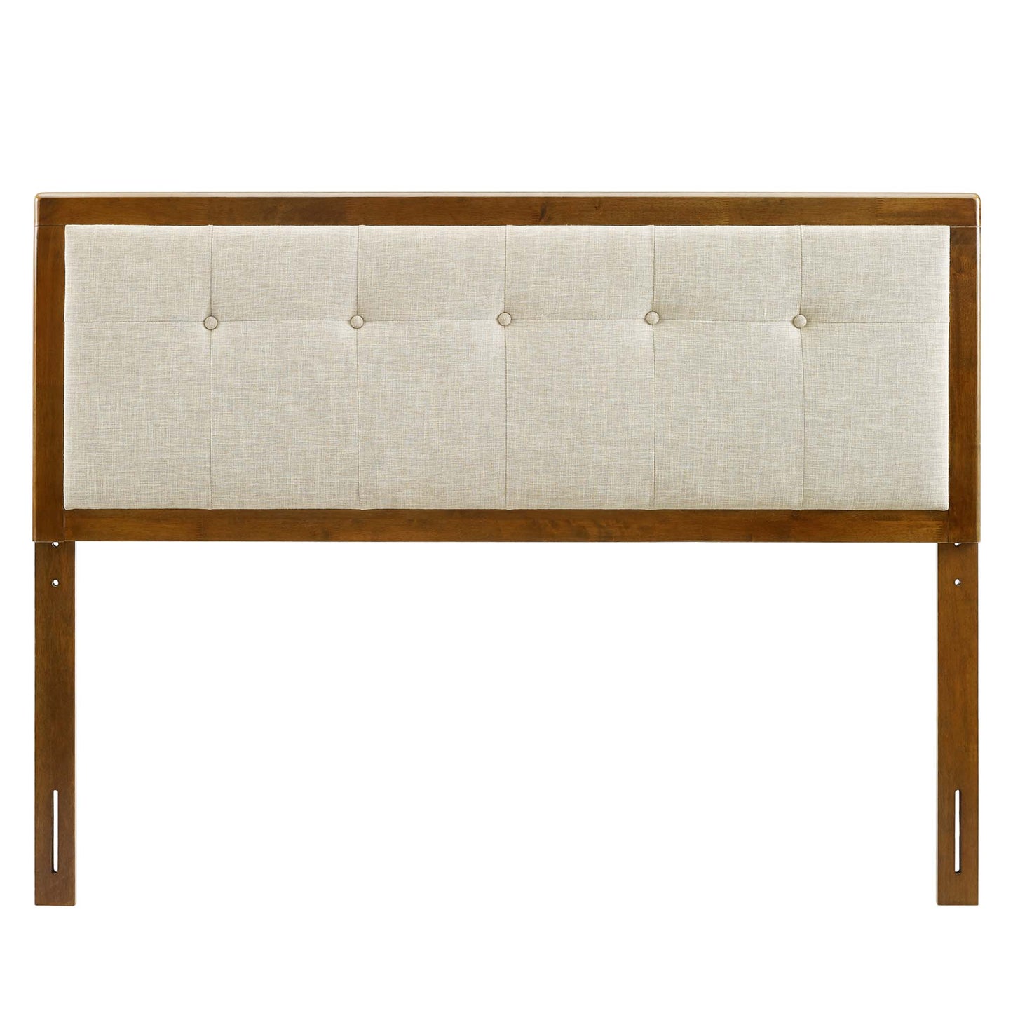 Draper Tufted Fabric and Wood Queen Headboard