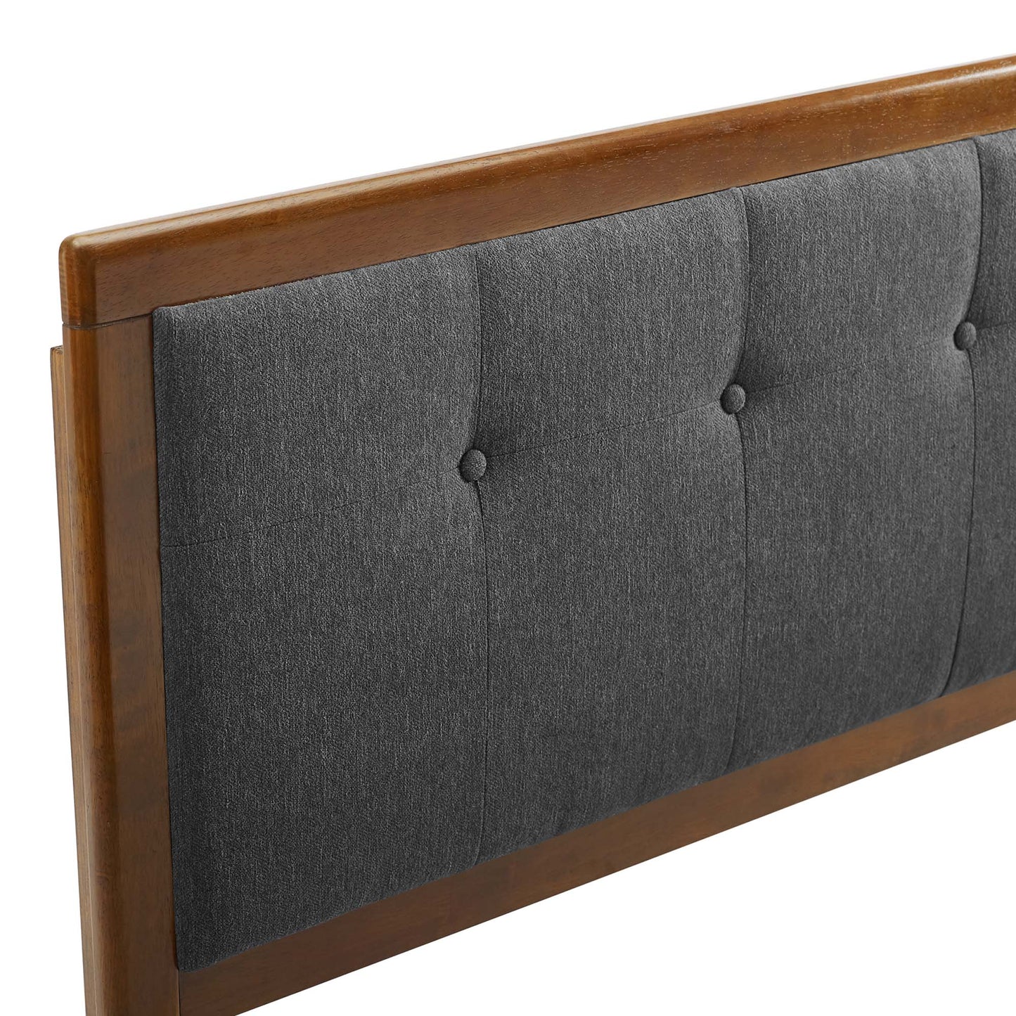 Draper Tufted Fabric and Wood Queen Headboard