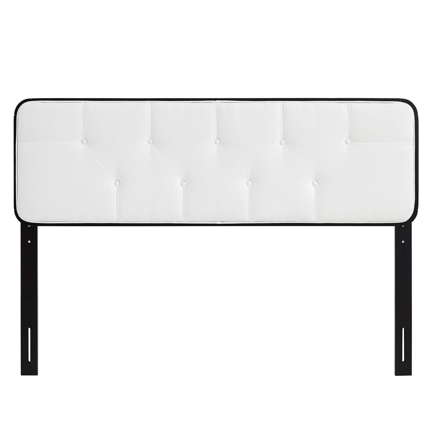 Collins Tufted Fabric and Wood Twin Headboard