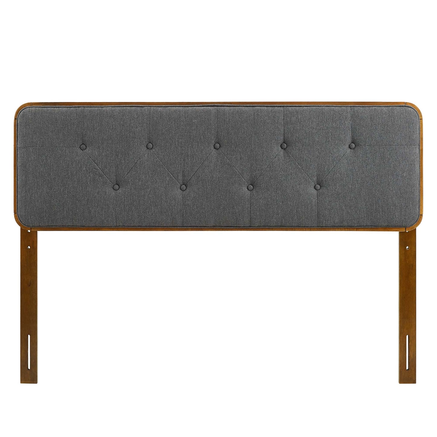 Collins Tufted Fabric and Wood Twin Headboard