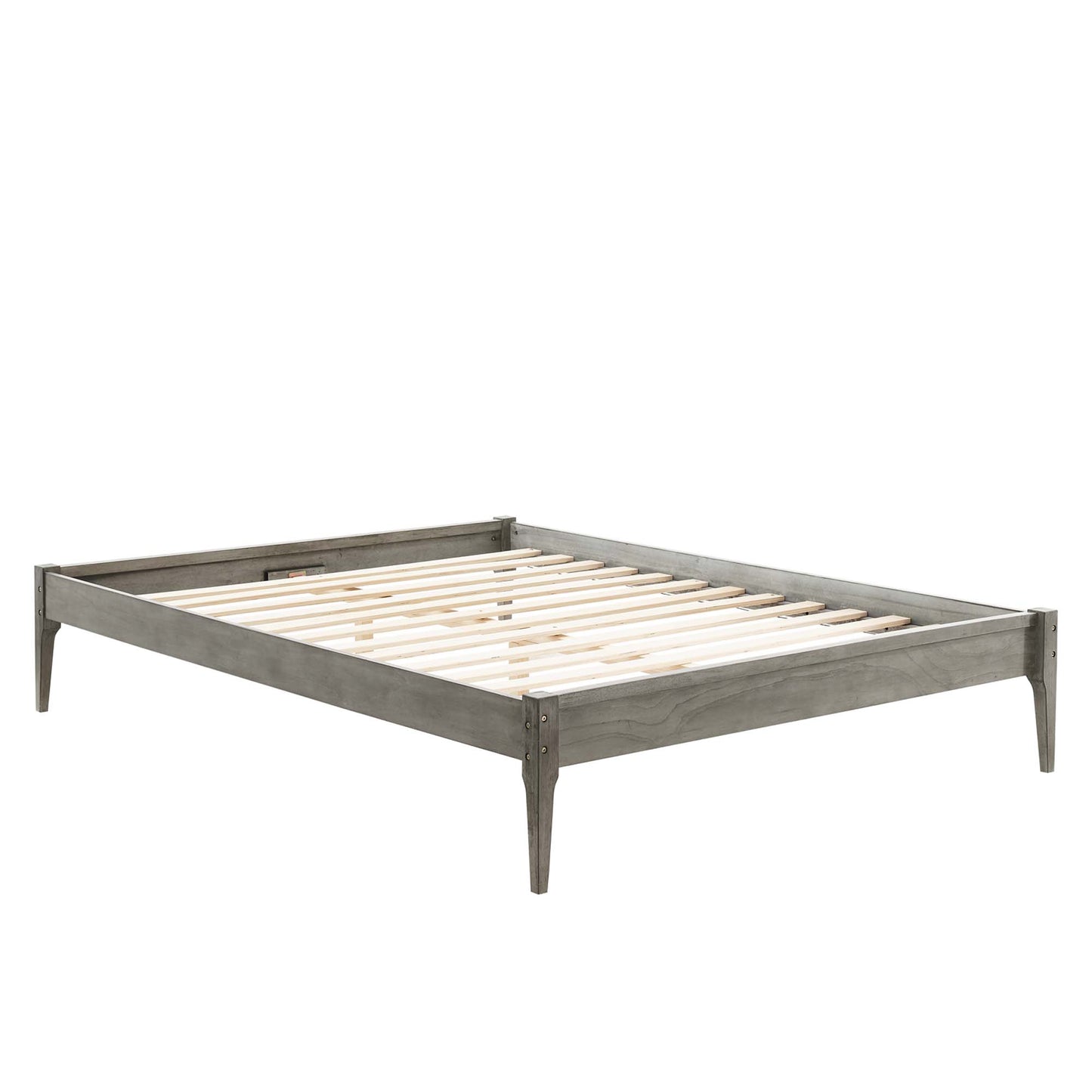 June Wood Twin Platform Bed Frame