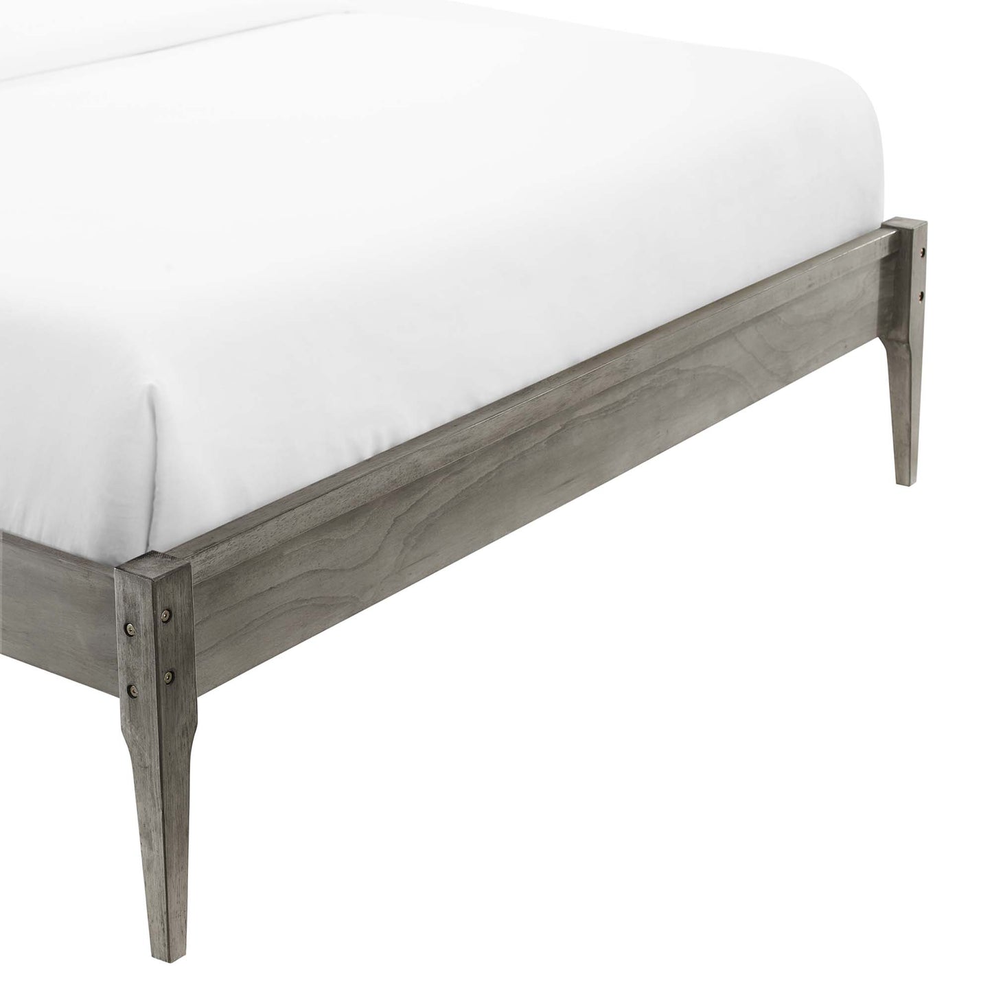 June Wood Twin Platform Bed Frame