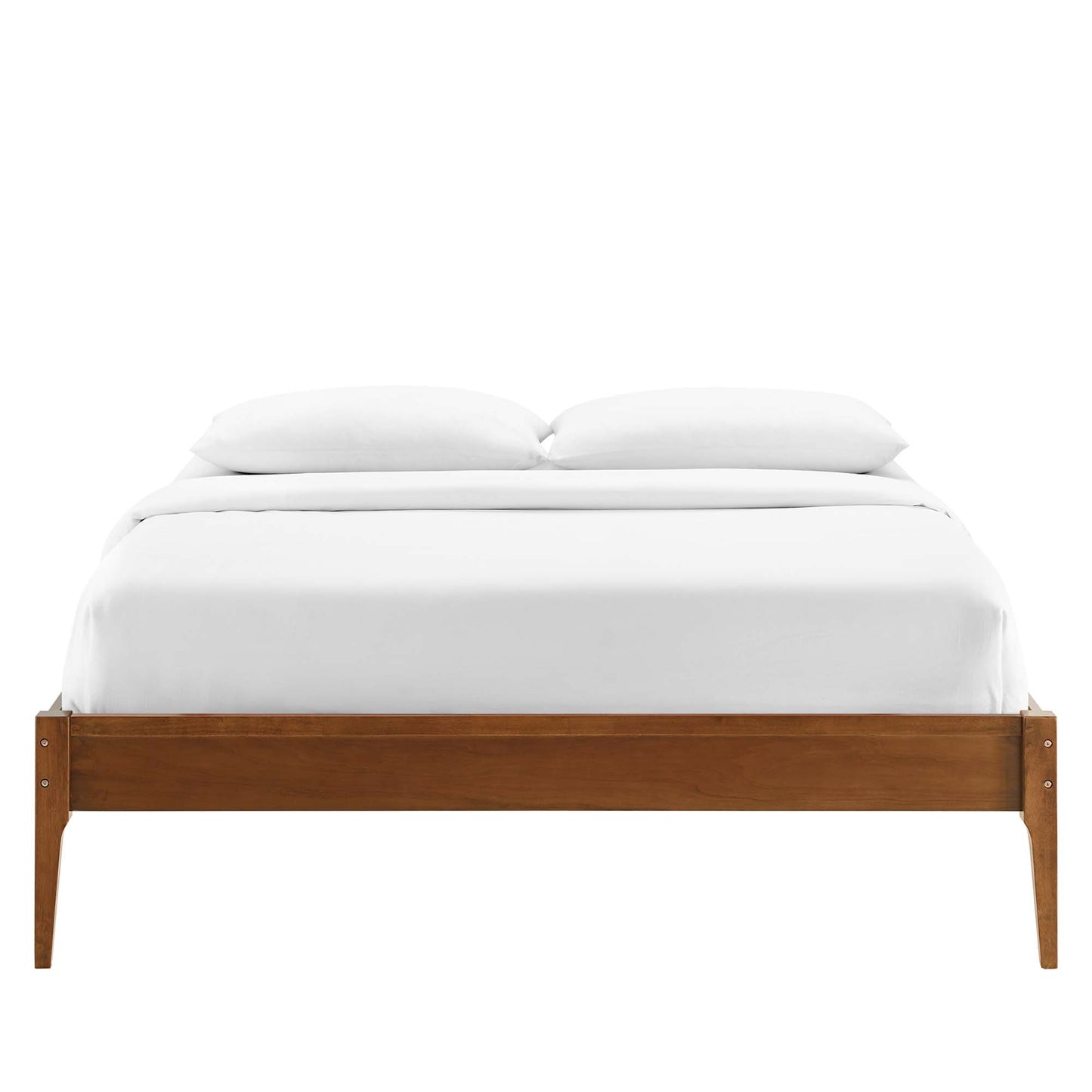 June Wood Full Platform Bed Frame