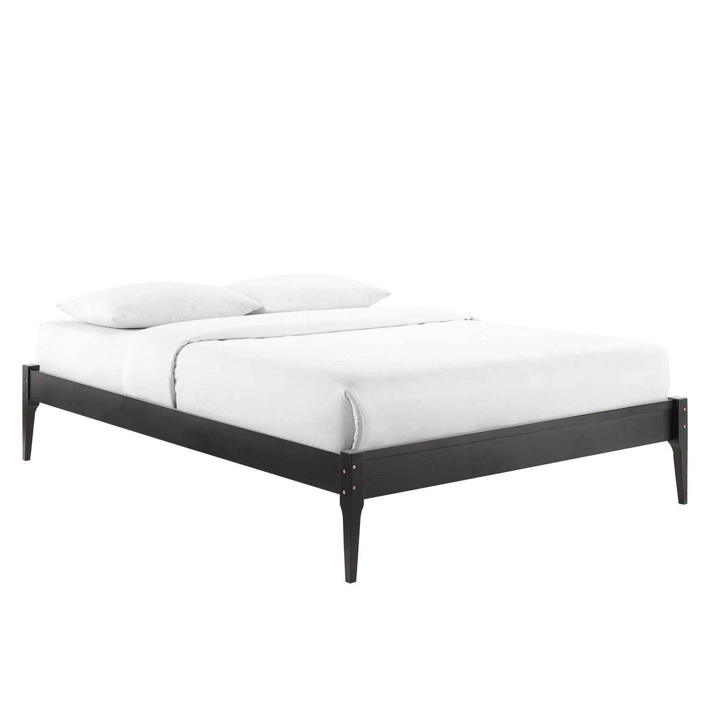 June Wood Queen Platform Bed Frame