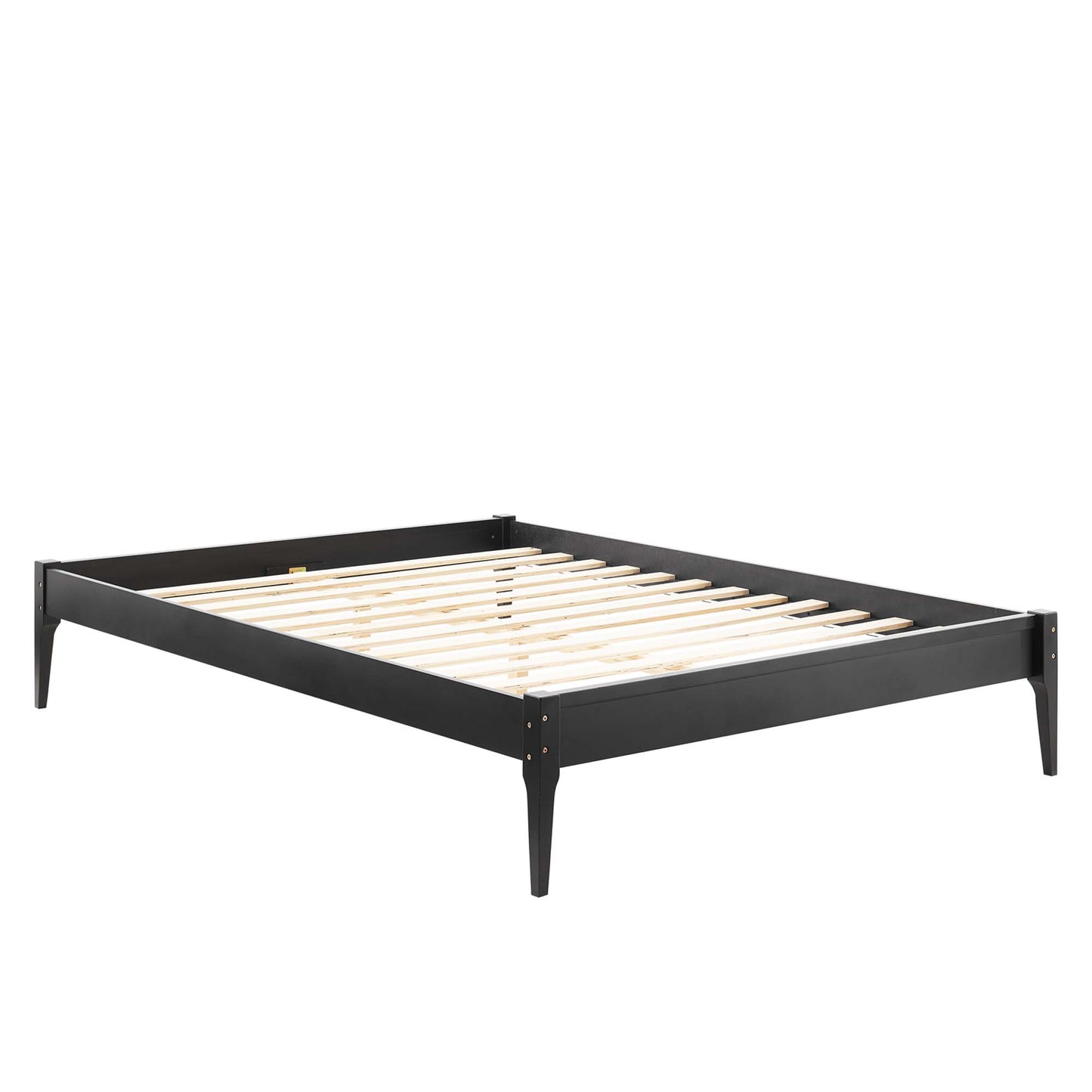 June Wood Queen Platform Bed Frame