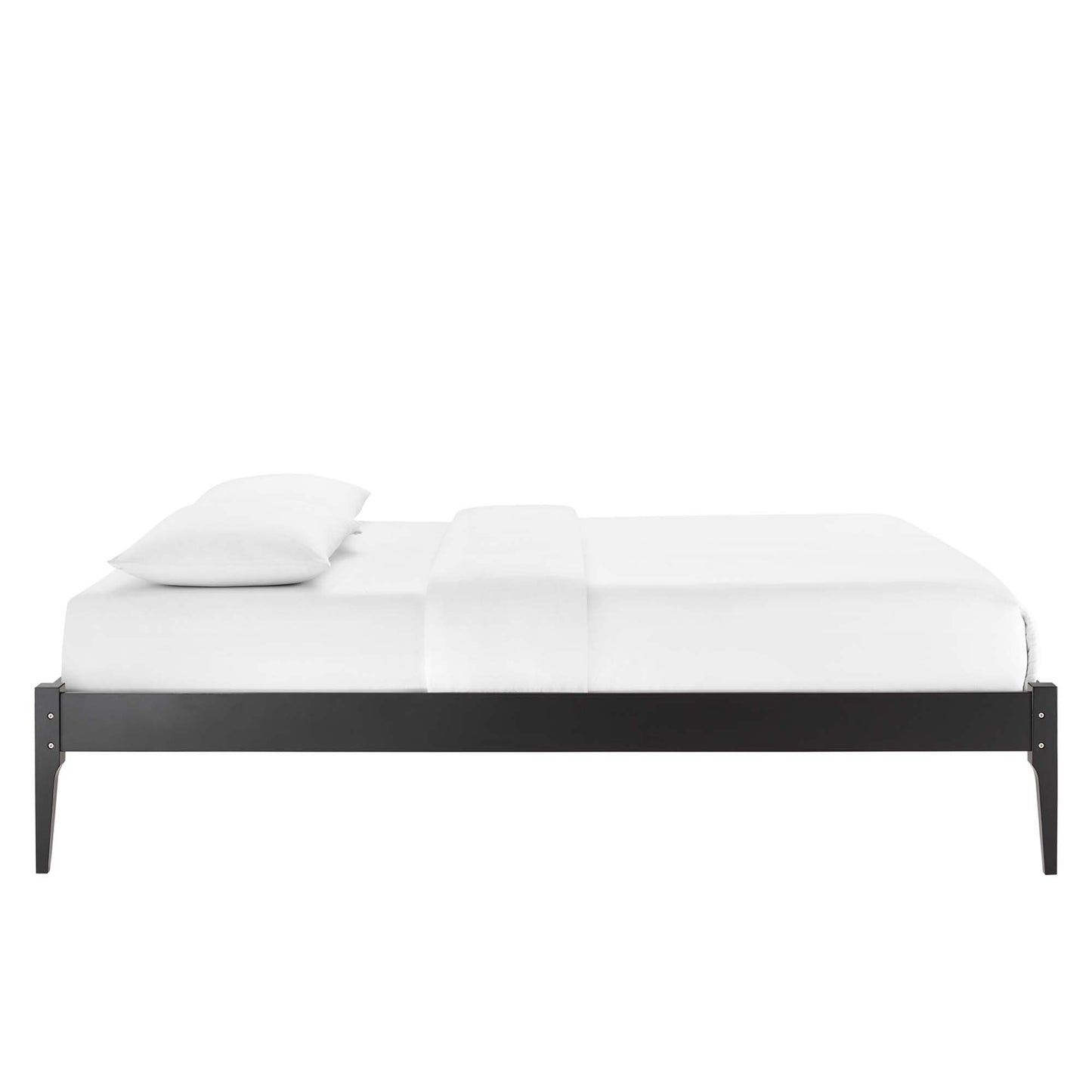 June Wood Queen Platform Bed Frame