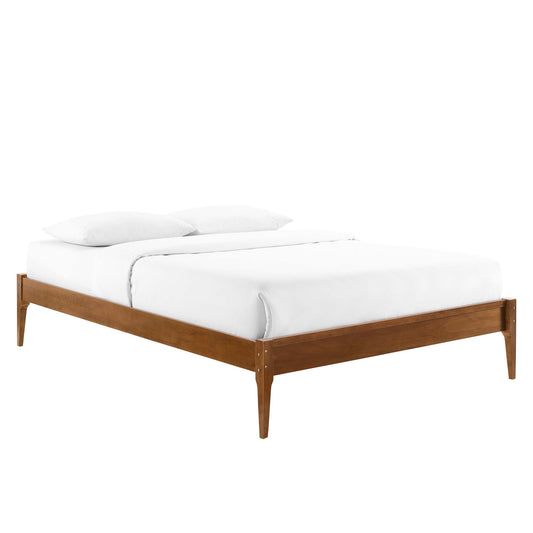 June Wood King Platform Bed Frame