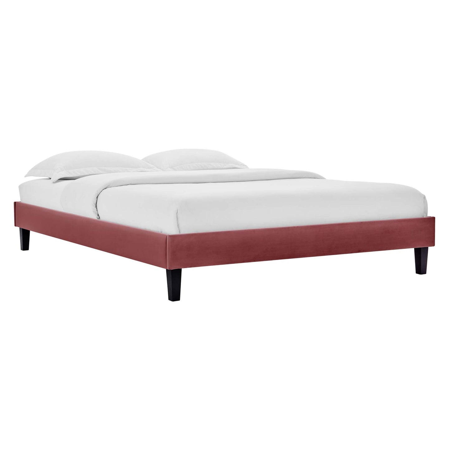 Reign Performance Velvet Twin Platform Bed Frame