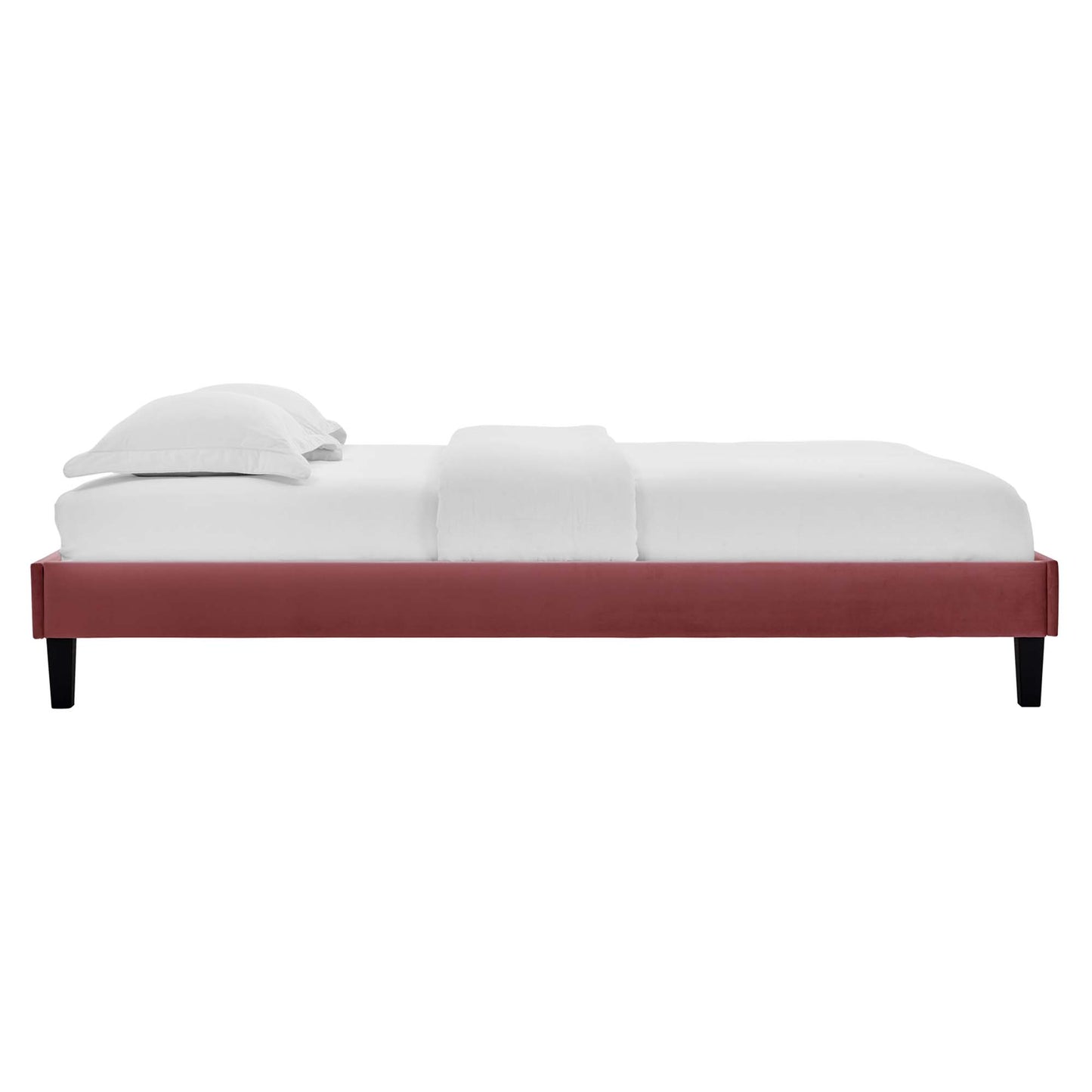 Reign Performance Velvet Twin Platform Bed Frame