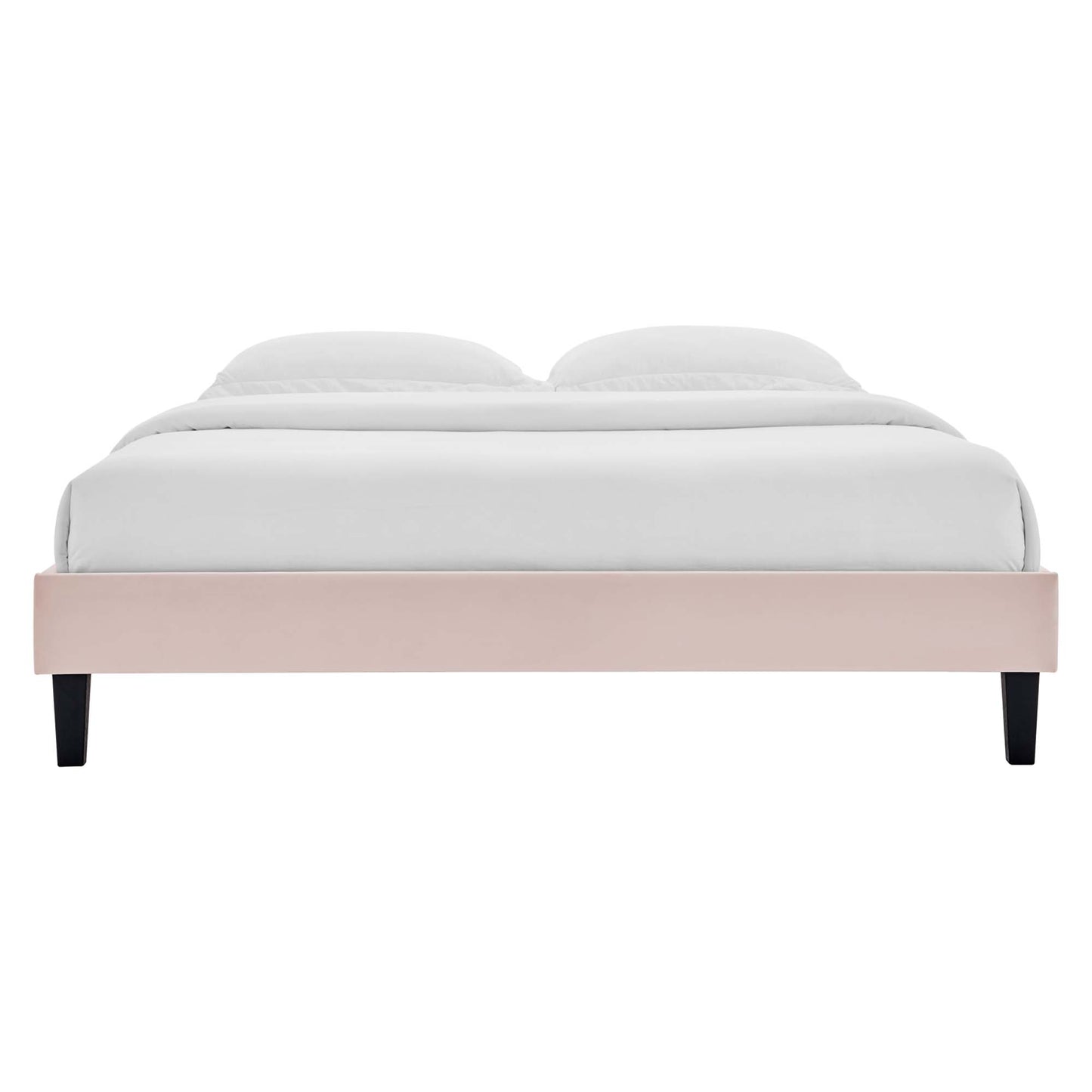 Reign Performance Velvet Twin Platform Bed Frame