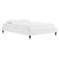 Harlow Performance Velvet Twin Platform Bed Frame