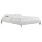 Harlow Performance Velvet Full Platform Bed Frame