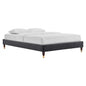 Harlow Performance Velvet King Platform Bed Frame