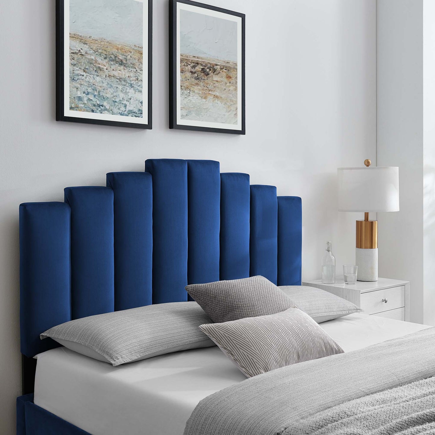 Noelle Performance Velvet Full/Queen Headboard