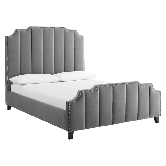 Cama Queen Lucille Performance Velvet de Modway