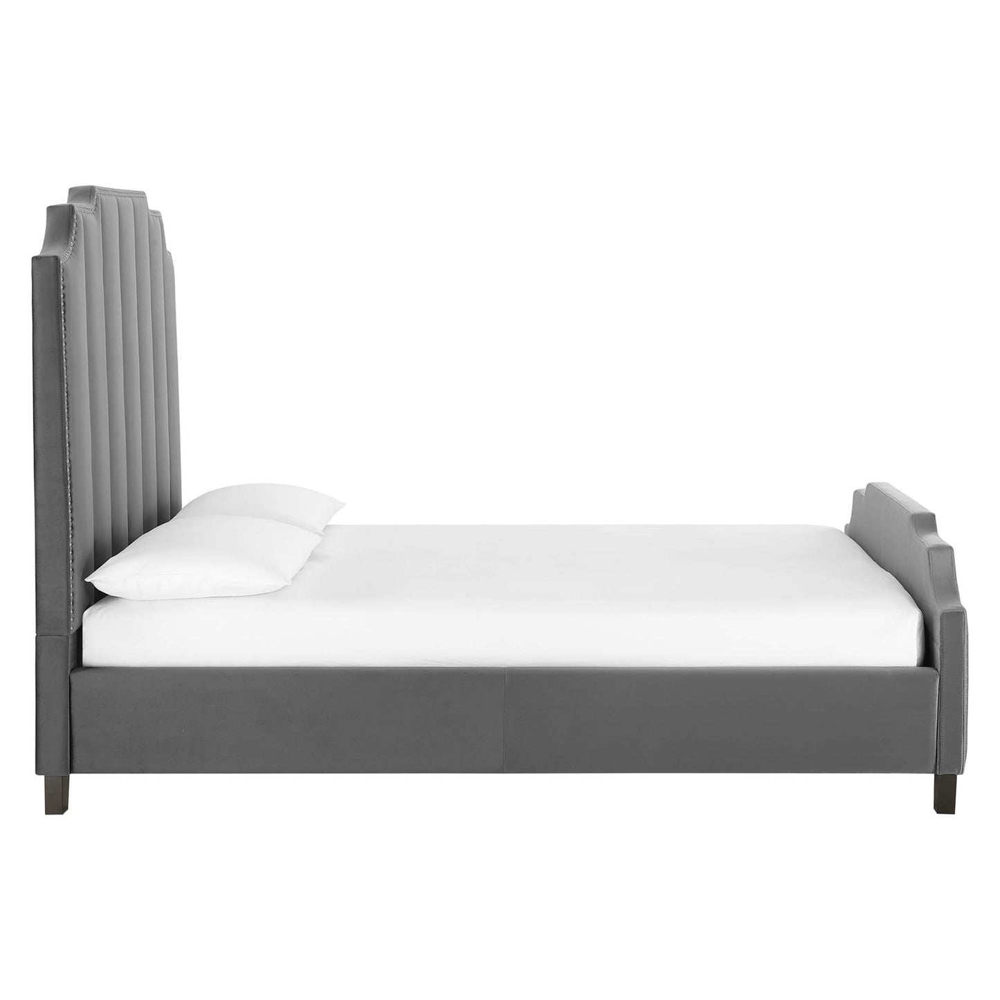 Cama Queen Lucille Performance Velvet de Modway