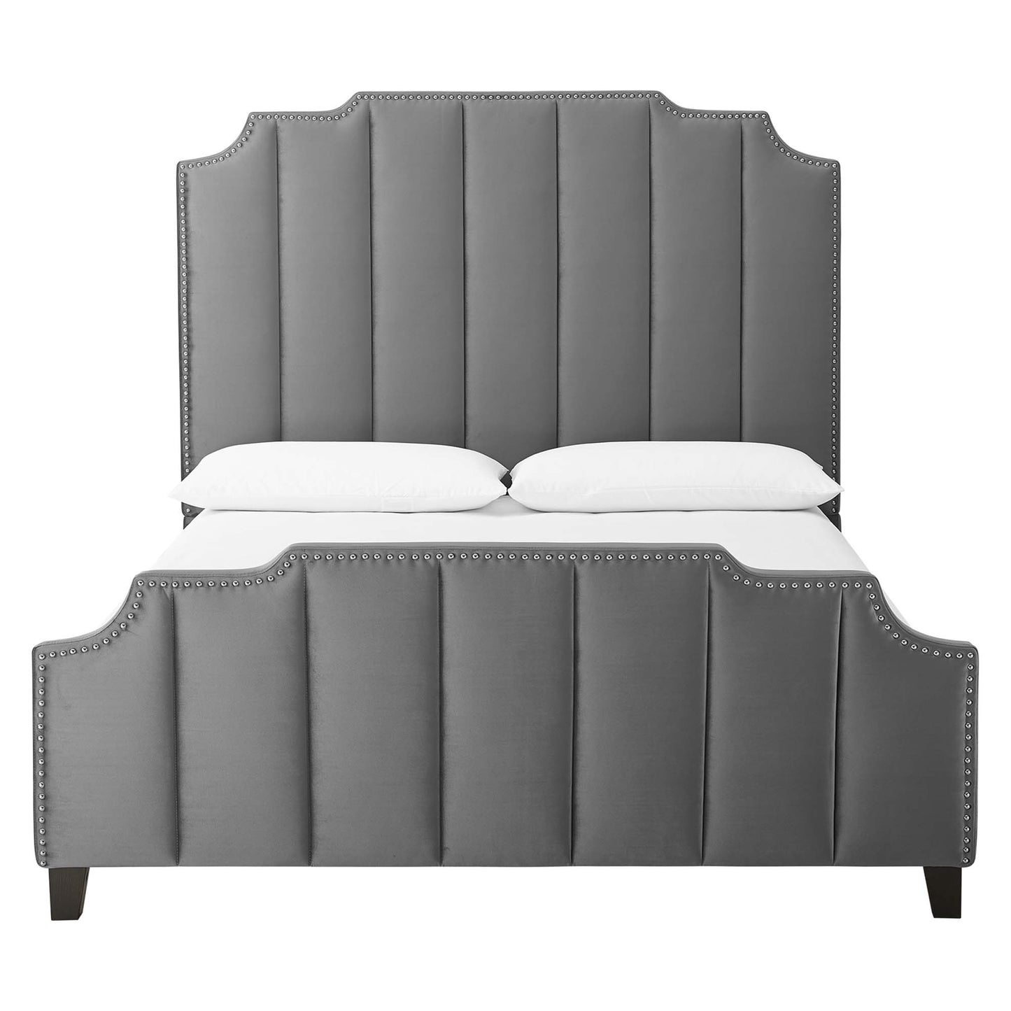 Cama Queen Lucille Performance Velvet de Modway