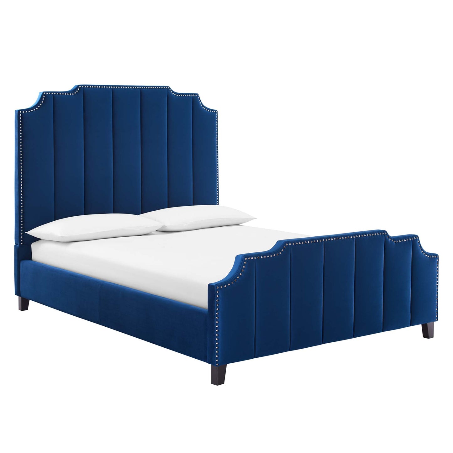 Cama Queen Lucille Performance Velvet de Modway