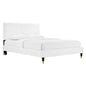 Roxanne Performance Velvet Queen Platform Bed