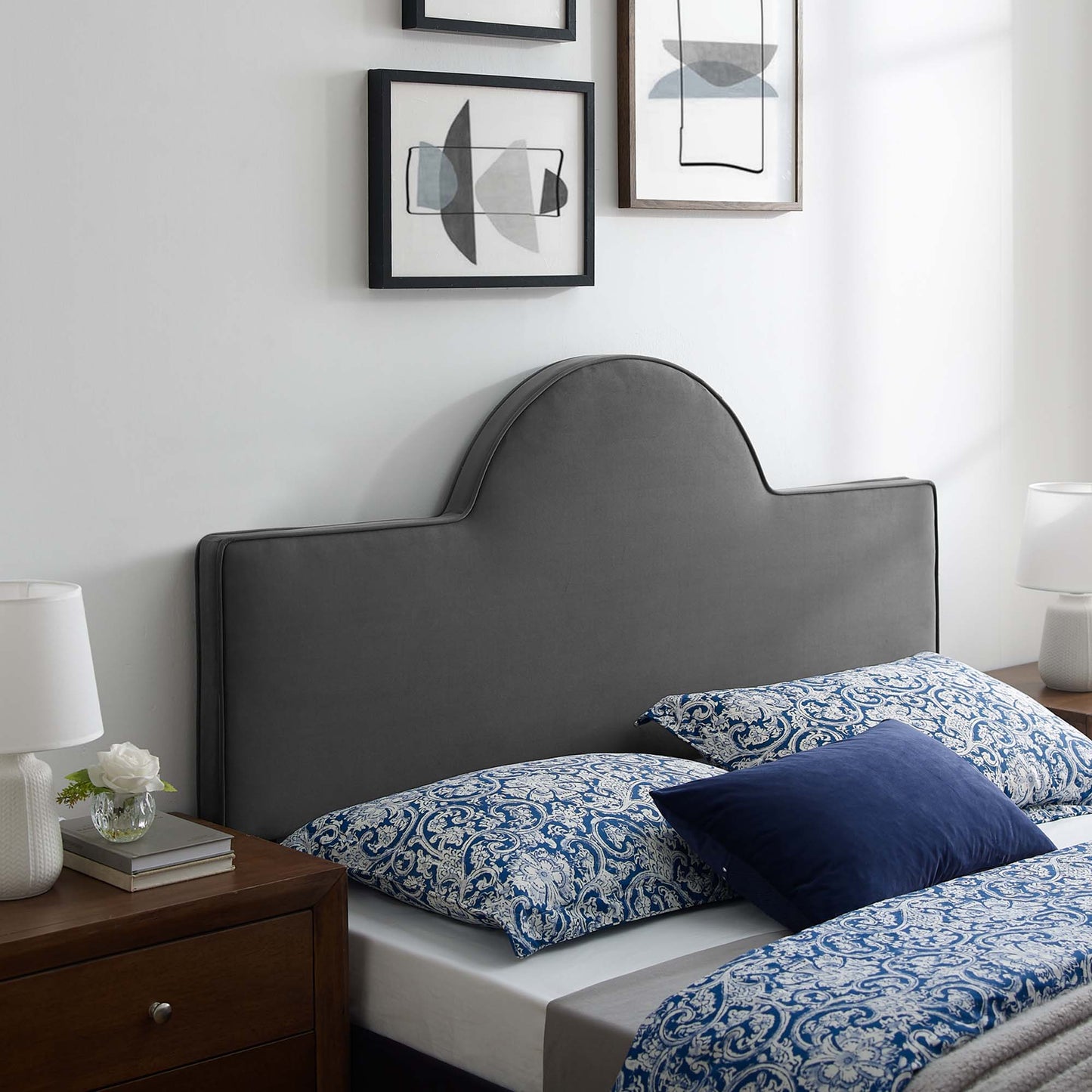 Dawn Performance Velvet Full/Queen Headboard