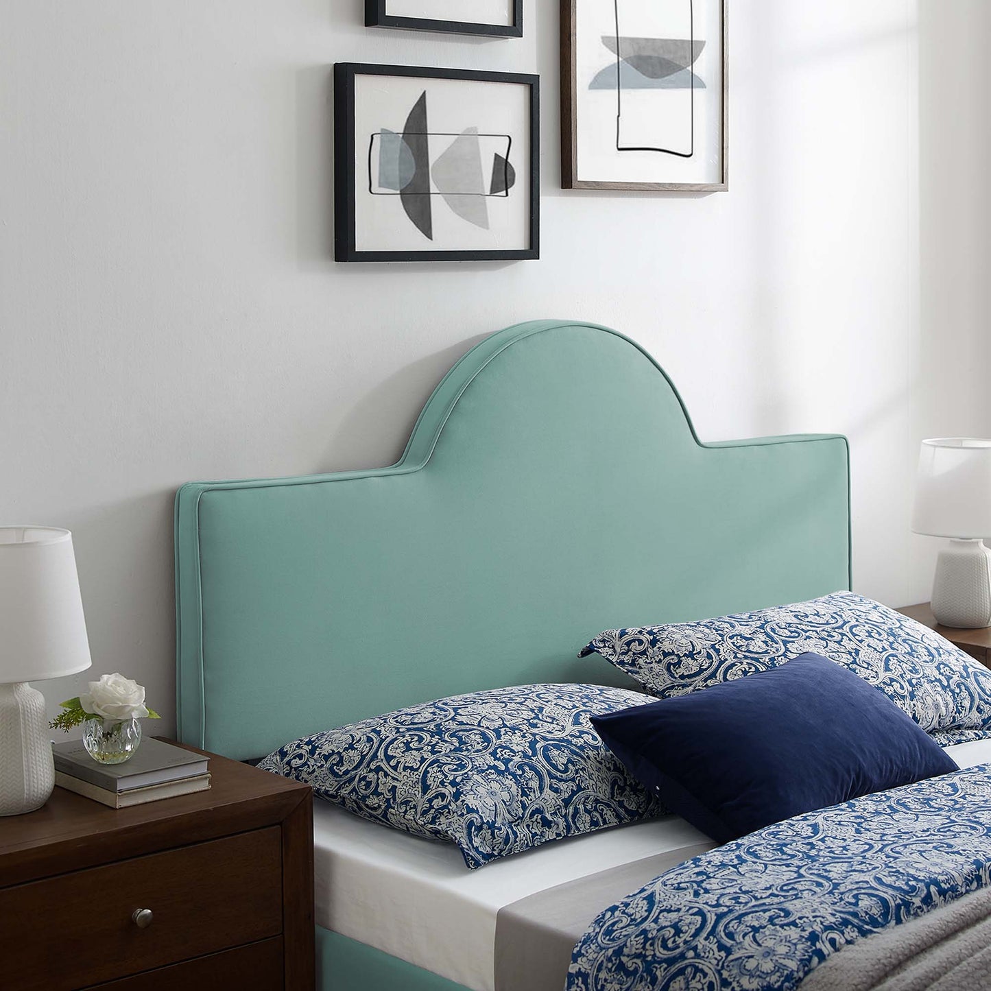 Dawn Performance Velvet Full/Queen Headboard